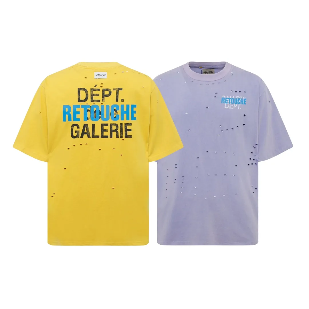 GALLERY.DEPT new summer short-sleeved model number: D3216p110 color: purple code number: S M L XL